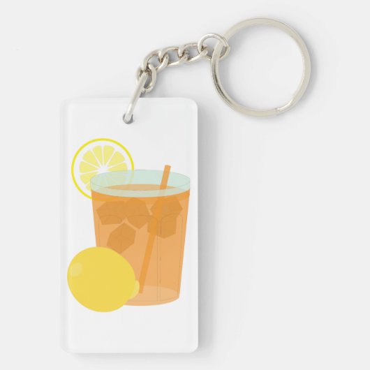 Lemon Iced Tea Schlüsselanhänger (Rückseite)