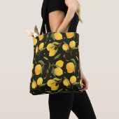 Lemon Illustration: Handgemalt Nahtloses Muster. Tasche (Von Nahem)