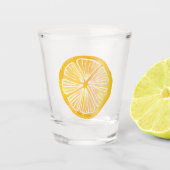 Lemon Illustriert Schnapsglas (Vorderseite)