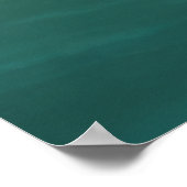 Lemon Island in Dreamy Waters Poster (Ecke)