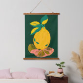 Lemon ist aus dem Netz Wandteppich Mit Holzrahmen (Schlafzimmer)