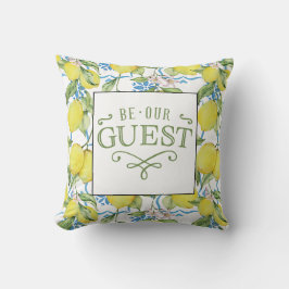 Lemon ist unser Gast Throw Kissen