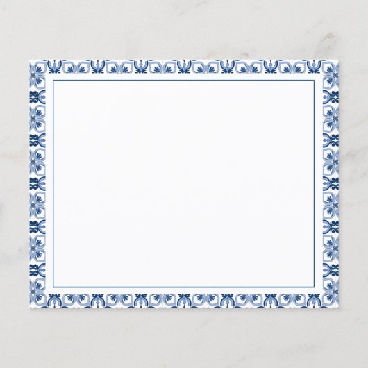 Lemon Italian Blue Tile Brautparty Rezept (Rückseite)