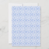 Lemon Italian Blue Tile Positano Wedding wünscht (Rückseite)