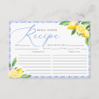 Lemon Italian Positano Blue Brautparty Rezept