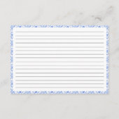 Lemon Italienisch Positano Blaues Rezept für die B Begleitkarte (Rückseite)