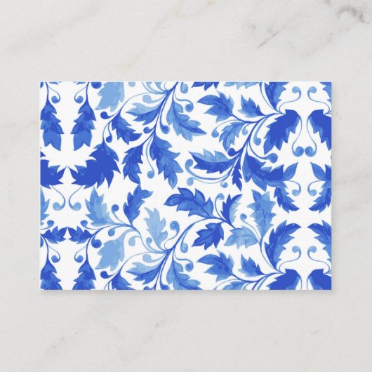 Lemon Italienische Amalfi Babydusche Windelwanne Visitenkarte (Rückseite)