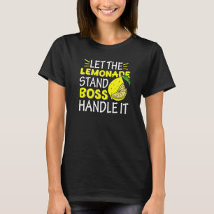 Lemon Juice Boss Ließ den Lemonade Stand Boss Hand T-Shirt