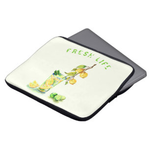 Lemon Juice Cool Drink Lemonade Laptop Sieb Laptopschutzhülle