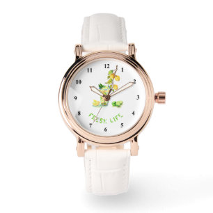 Lemon Juice Cool Drink Lemonade Uhrengeschenk Armbanduhr