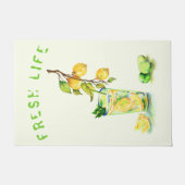 Lemon Juice Cool Drink Party Doormat - Benutzerdef Fußmatte (Vorderseite)