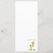 Lemon Juice Cool Drink Summer Party Menü Menükarte (Vorderseite)