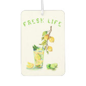 Lemon Juice Drink Lemons Air Freshener Autolufterfrischer (Vorderseite)