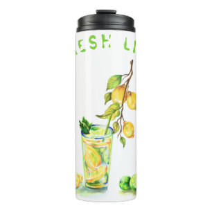 Lemon Juice Drink Lemons Thermal Tumbler Thermosbecher