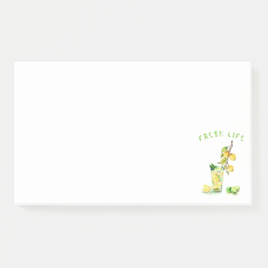Lemon Juice Drinks Post it Notes Post-it Klebezettel (Vorderseite)
