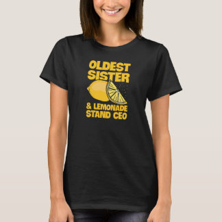 Lemon Juice für Ihre Lemonade Stand Boss Schwester T-Shirt