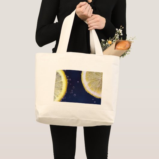 Lemon Jumbo Stoffbeutel (Vorderseite (Produkt))