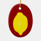 Lemon Keramik Ornament (Vorne)
