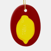 Lemon Keramik Ornament (Hinten)