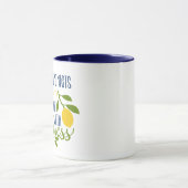 Lemon Kindness Quote Tasse (Zentrum)
