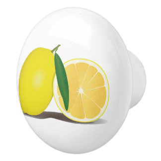 Lemon Kitchen Decor Keramikknauf