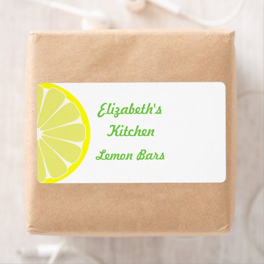 Lemon Kitchen Labels (Insitu)