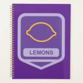 Lemon Kontur Lila und Gelb Planer (Vorderseite)