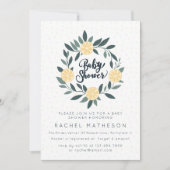 Lemon-Krandusche Einladung (Vorderseite)