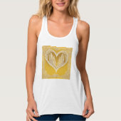 Lemon Lace AI art Tank Top (Vorderseite)