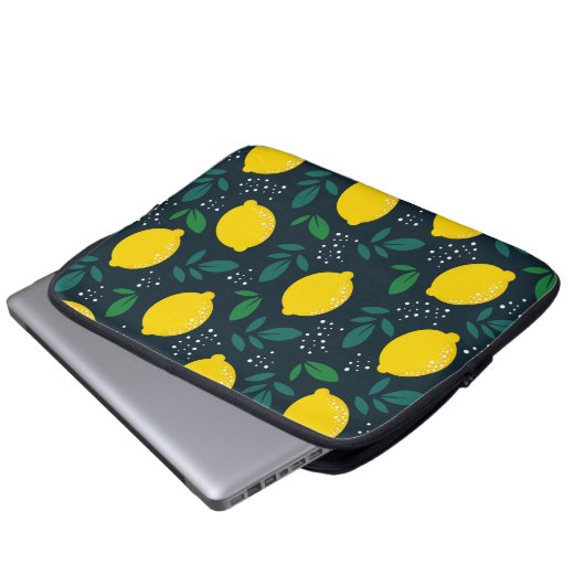 Lemon Laptopschutzhülle (Vorne Knopf)