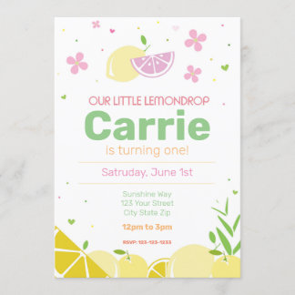 Lemon lässt Geburtstagsparty einladen Einladung