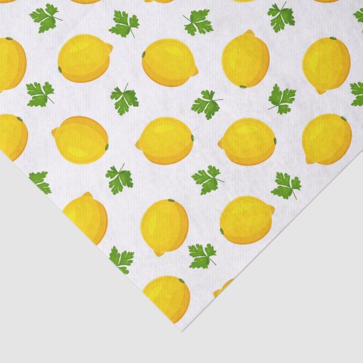 Lemon Leaf Frucht Muster Decoupage Tissue Seidenpapier (Ausschnitt)