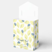Lemon & Leaf Muster Kinderdusche Geschenkboxen Geschenkschachtel (Geöffnet)