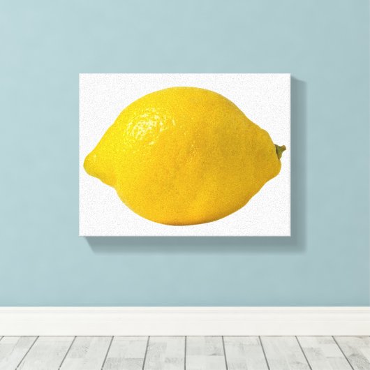 Lemon Leinwanddruck (Insitu (Holzboden))
