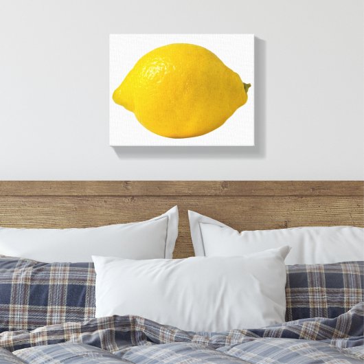 Lemon Leinwanddruck (Insitu (Schlafzimmer))