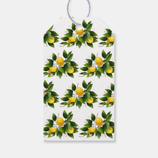 Lemon Lemon Geschenkanhänger (Rückseite)