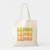 Lemon Lemon Retro Tragetasche (Rückseite)