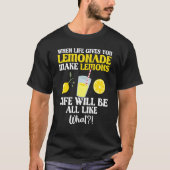 Lemon Lemonade Stand Boss Juice Ice Lemon Squ T-Shirt (Vorderseite)