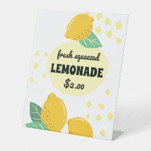 Lemon Lemonade Stand Custom Sockelschild