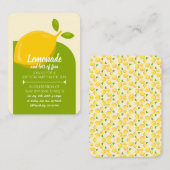 Lemon, Lemonade & viele lustige Handout-Tickets Visitenkarte (Vorne/Hinten)