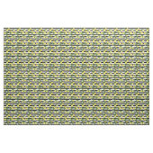 Lemon Lemons Citrus Black Stripes Fabric Stoff (Yard (91,4 cm))