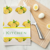 Lemon Lemons Küchentücher Handtuch (Viertel Falte)