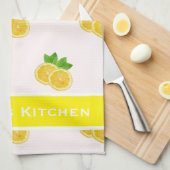 Lemon Lemons Küchentücher Handtuch (Viertel Falte)