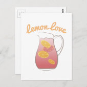 Lemon Liebe Postkarte (Vorne/Hinten)