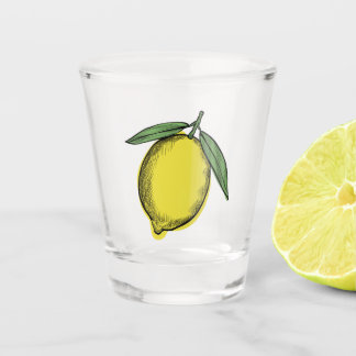 Lemon Liebhaber Einladung Schnapsglas