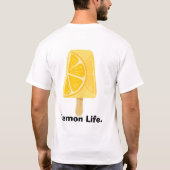 Lemon Life Tote Bag – Fun Summer Citrus Design T-Shirt (Rückseite)