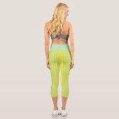 “LEMON-LIME” - CUSTOM HIGH-WAISTED CAPRI PANTS (Rückseite)