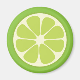 Lemon Lime Green Juicy Citrus Fruit Slice Küche Magnet