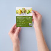 Lemon, Lime & Kiwi, Juice Bar Advertising Flyer (Gruppe)