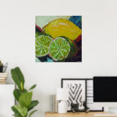 Lemon Limes Fine Art Poster (Heimbüro)